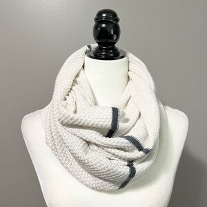 Nile Atelier Cotton Blend Knit Infinity Scarf